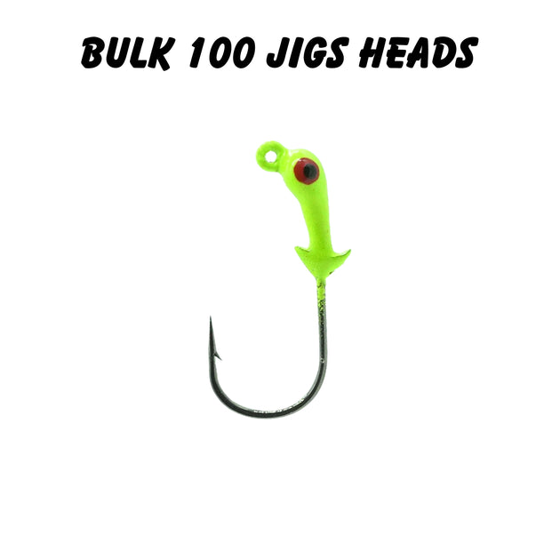 1/16oz 2/0 Double Barbed Jig Heads (Bulk) – Mission Fishin Lures Co.