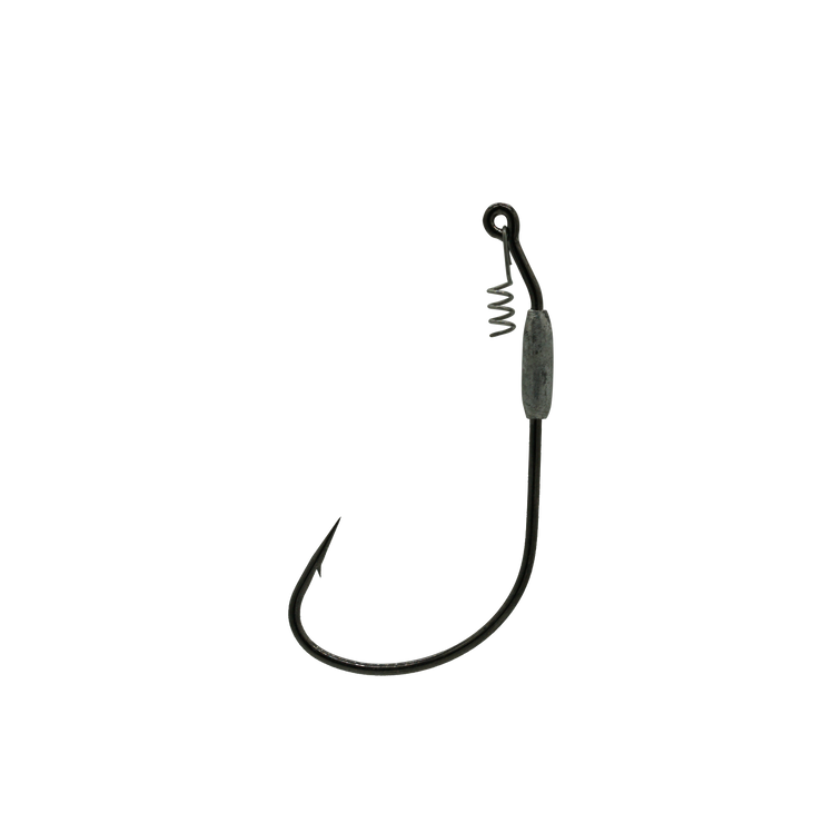 8/0 Black 1/16oz Swim Bait Hook With Corkscrew Keeper – Mission