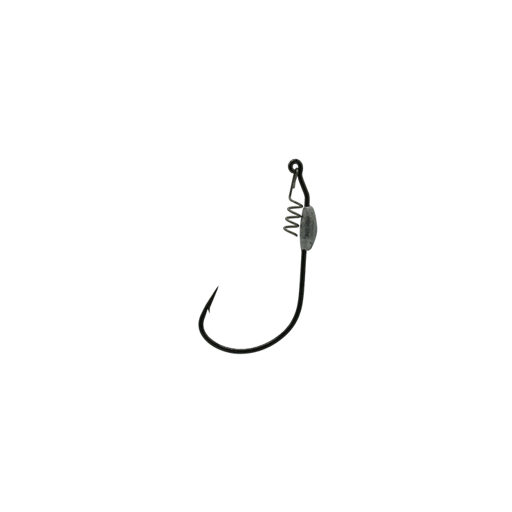 3/0 Black 1/32oz Jerk Bait Hook With Corkscrew Keeper – Mission Fishin Lures Co