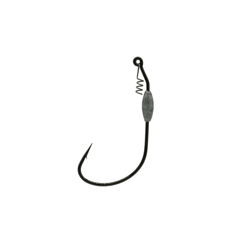 8/0 Black 1/8oz Swim Bait Hook With Corkscrew Keeper – Mission