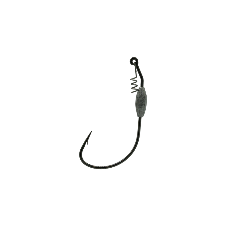 6/0 Black 1/8oz Swim Bait Hook With Corkscrew Keeper – Mission Fishin Lures  Co.