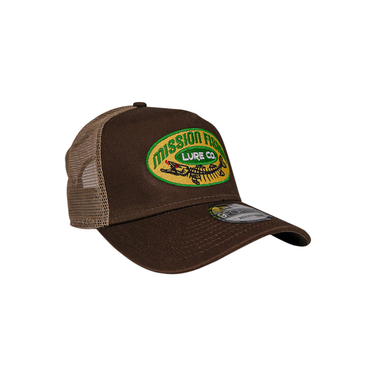 Mission Fishin Classic (Olive Greeen) Old School Trucker hat