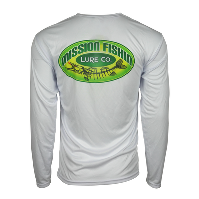 Mission Fishin White Performance Shirt