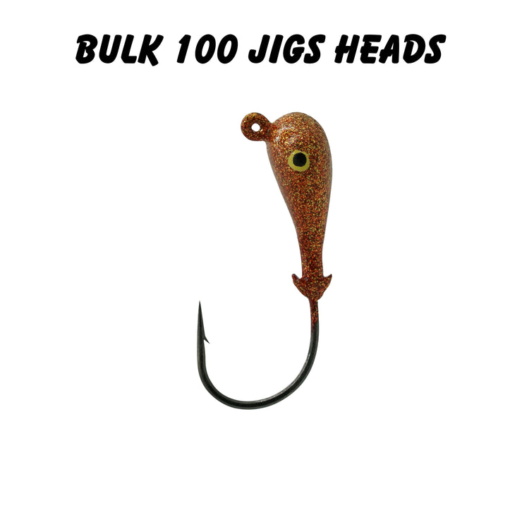 1oz 6/0 Double Barbed Jig Heads (Bulk) – Mission Fishin Lures Co.