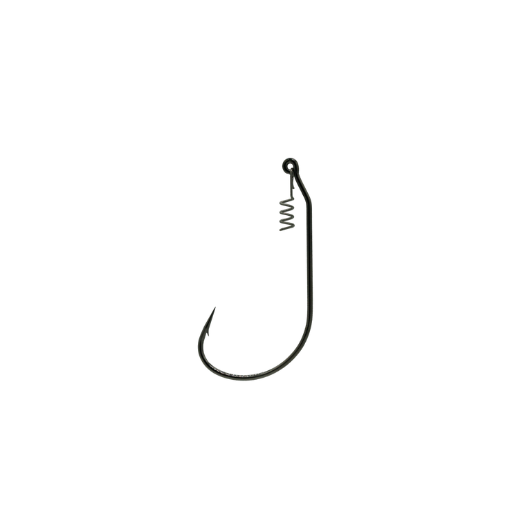 5/0 Black Unweighted Jerk Bait Hook With Corkscrew Keeper – Mission Fishin  Lures Co.