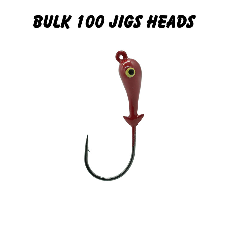 1/2oz 4/0 Double Barbed Jig Heads (Bulk) – Mission Fishin Lures Co.